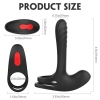 Frank Rct Şarjlı Kumandalı G Nokta ve Klitoris Uyarıcı Vibratör Testis Halkalı Titreşimli Penis Yüzüğü