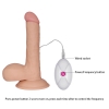 19 CM Titreşimli Ultra Yumuşak Dokulu Belden Bağlamalı Kemerli Realistik Vibratör Penis