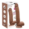 Foreskin Perfection Dildo 28 CM - Çift Katmanlı Gerçekçi Kayar Deri Ultra Yumuşak Realistik Melez Yapay Penis Vibrator