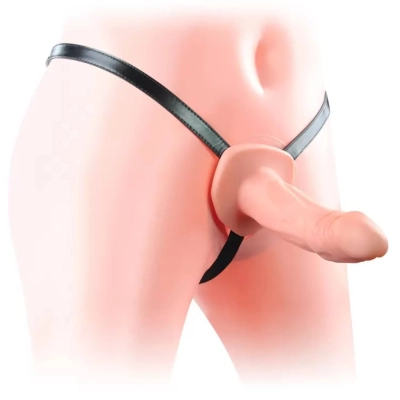 İçi Boş Belden Bağlamalı Realistik Penis - Unisex Hollow Strap On