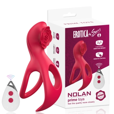 Nolan Şarjlı Uzaktan Kumandalı Klitoris Uyarıcı Vibratör Testis ve Penis Halkası