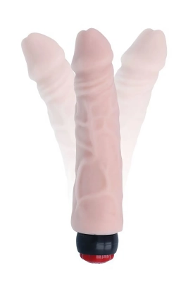 Ultra Gerçekçi Dokulu Güçlü Titreşimli Klasik Kalın Realistik Vibratör Penis 24 CM