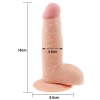 19 CM Geliştirilmiş Doku Ultra Yumuşak Realistik Penis - The Ultra Soft Dude