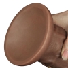 28 CM Gerçekçi Kalın Anal Fisting Melez Titreşimli Dildo - Realistic Chubby Vibrating Dildo