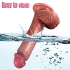 Adam - Ultra Yumuşak Dokulu Realistik Dildo Çift Katmanlı Silikon Gerçekçi Yapay Penis 22 CM