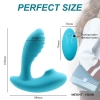 AIR PULSING Kablosuz Kumandalı Klitoris Emiş Güçlü ve G-Spot Uyarıcı Vibratör - Turkuaz