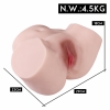 Anna - Realistik Anal Vajinal 2 in 1 Titreşimli Isıtmalı Suni Kalça Vajina 4.5 KG