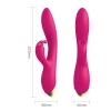 BONNIE Klitoris ve G Spot Uyarıcı Rabbit Vibratör - Pembe