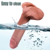 Brice - Ultra Yumuşak Dokulu Realistik Dildo Çift Katmanlı Silikon Gerçekçi Yapay Penis 19 CM