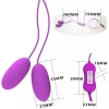 BRIGHT Double Vibrating Eggs Usb Girişli Kegel Egzersiz Vajina Anal Orgazm Topu