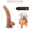 CROODS RCT Kablosuz Kumandalı Şarjlı Çok Yumuşak Titreşimli Realistik Vibratör Dildo 20 CM