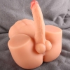 Felix - Anal Girişli 17 CM Penisli Realistik Kalça Isıtmalı Titreşimli Yarım Vücut Erkek Manken 4 KG