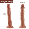 Foreskin Perfection Dildo 21 CM - Çift Katmanlı Gerçekçi Kayar Deri Ultra Yumuşak Realistik Melez Yapay Penis Vibrator