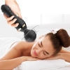 FREEXA 360° Dönebilen Esnek Kafalı Magic Wand Massager Orgazm Vibratör - Siyah