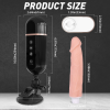 Gatling Plus Şarjlı Ayarlanabilir Vantuzlu Gerçekçi Et Dokusunda İleri Geri Hareketli Yapay Penis Vibratör