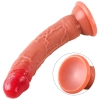 Kirk - Ultra Yumuşak Doku Testissiz Realistik Dildo Çift Katmanlı Silikon Gerçekçi Yapay Penis 17 CM