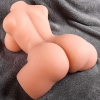 Mary - Anal Vajina Girişli 2 in 1 Yarım Realistik Manken Titreşimli Isıtmalı Suni Vajina 5.1 KG