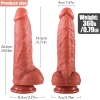 Master Perfection Dildo Austin - Ultra Yumuşak Çift Katmanlı Damarlı Realistik Yapay Penis