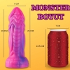 MYST COLOR Dildo Dragon Monster Starry Yumuşak Kalın Realistik Yapay Penis