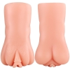 Patricia - Kolay Saklanabilir Cep Boy Titreşimli Isıtmalı Suni Vajina Realistik Mastürbatör 15 CM