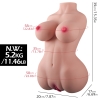 Premium Torso Masturbator Lola - Anal Vajina Girişli Realistik Manken 2 in 1 Suni Titreşimli Vajina