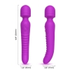 PRIME TOYS Chobe Isıtmalı Çift Titreşim Motorlu Klitoris ve G Nokta Wand Orgazm Vibratör - Mor