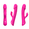 PRIME TOYS Spunk Şarjlı Çift Motorlu G Nokta ve Klitoris Uyarıcı 2 in 1 Rabbit Yapay Penis Vibratör - Pembe