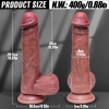 Robert - Ultra Yumuşak Dokulu Realistik Dildo Çift Katmanlı Silikon Gerçekçi Yapay Penis 20 CM