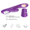 SPARK Isıtmalı Klitoris ve G Spot Uyarıcı 2 in 1 Rabbit Vibratör - Mor