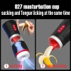 Tongue Kiss Masturbation Cup - İnleme Sesli Emiş Özellikli ve Yumuşak Dil Hareketli Suni Vajina Otomatik Oral Mastürbatör