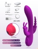 TURBO VIBE Şarjlı Klitoris Anal Vajinal Uyarıcı 3 in 1 Rabbit Vibratör