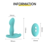 VISION Kablosuz Kumandalı Klitoris ve G-Spot Uyarıcı Külot İçi Giyilebilir 2 in 1 Vibratör - Siyah