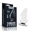 11.5 CM Yeni Nesil Vantuzlu Şeffaf Anal Plug - Flawless Clear Anal Plug