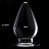 11.5 CM Yeni Nesil Vantuzlu Şeffaf Anal Plug - Flawless Clear Anal Plug