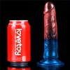 18 CM Anal Vajinal Kullanım Yumuşak Dokulu Jel Penis - Dazzle Studs