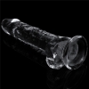 19 CM Yeni Nesil Güçlü Vantuzlu Şeffaf Dildo Penis - Flawless Clear Dildo