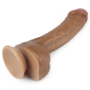 20 CM Yumuşak Dokulu Çift Katmanlı Platin Silikon Realistik Melez Penis - Dual layered Platinum Silicone Cock