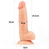 20 CM Geliştirilmiş Gerçekçi Doku Realistik Penis- The Ultra Soft Dude