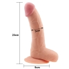 22 CM Geliştirilmiş Doku Ultra Yumuşak Realistik Penis - The Ultra Soft Dude