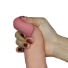 22 CM Titreşimli Ultra Yumuşak Dokulu Belden Bağlamalı Kemerli Realistik Vibratör Penis