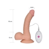 22 CM Titreşimli Ultra Yumuşak Dokulu Belden Bağlamalı Kemerli Realistik Vibratör Penis