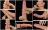 23 CM Ultra Yumuşak Çift Katmanlı Belden Bağlamalı Penis