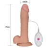 23 CM Titreşimli Ultra Yumuşak Dokulu Belden Bağlamalı Kemerli Realistik Vibratör Penis