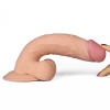 23 CM Titreşimli Ultra Yumuşak Dokulu Belden Bağlamalı Kemerli Realistik Vibratör Penis