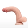 23 CM Ultra Yumuşak Çift Katmanlı Belden Bağlamalı Penis