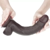 24 CM Hareketli Deri Ultra Yumuşak Çift Katmanlı Zenci Penis - Sliding Skin Dual Layer Dong