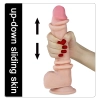 24 CM Hareketli Deri Ultra Yumuşak Çift Katmanlı Penis - Sliding Skin Dual Layer Dong