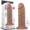 28 CM Gerçekçi Kalın Anal Fisting Melez Titreşimli Dildo - Realistic Chubby Vibrating Dildo