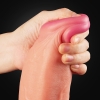 30.5 CM Yumuşak Dokulu Çift Katmanlı Realistik Penis - Dual Layered Platinum Silicone Cock