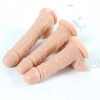 360° Oynar Başlı Titreşimli Vibratör Realistik Penis Dildo 14 Cm